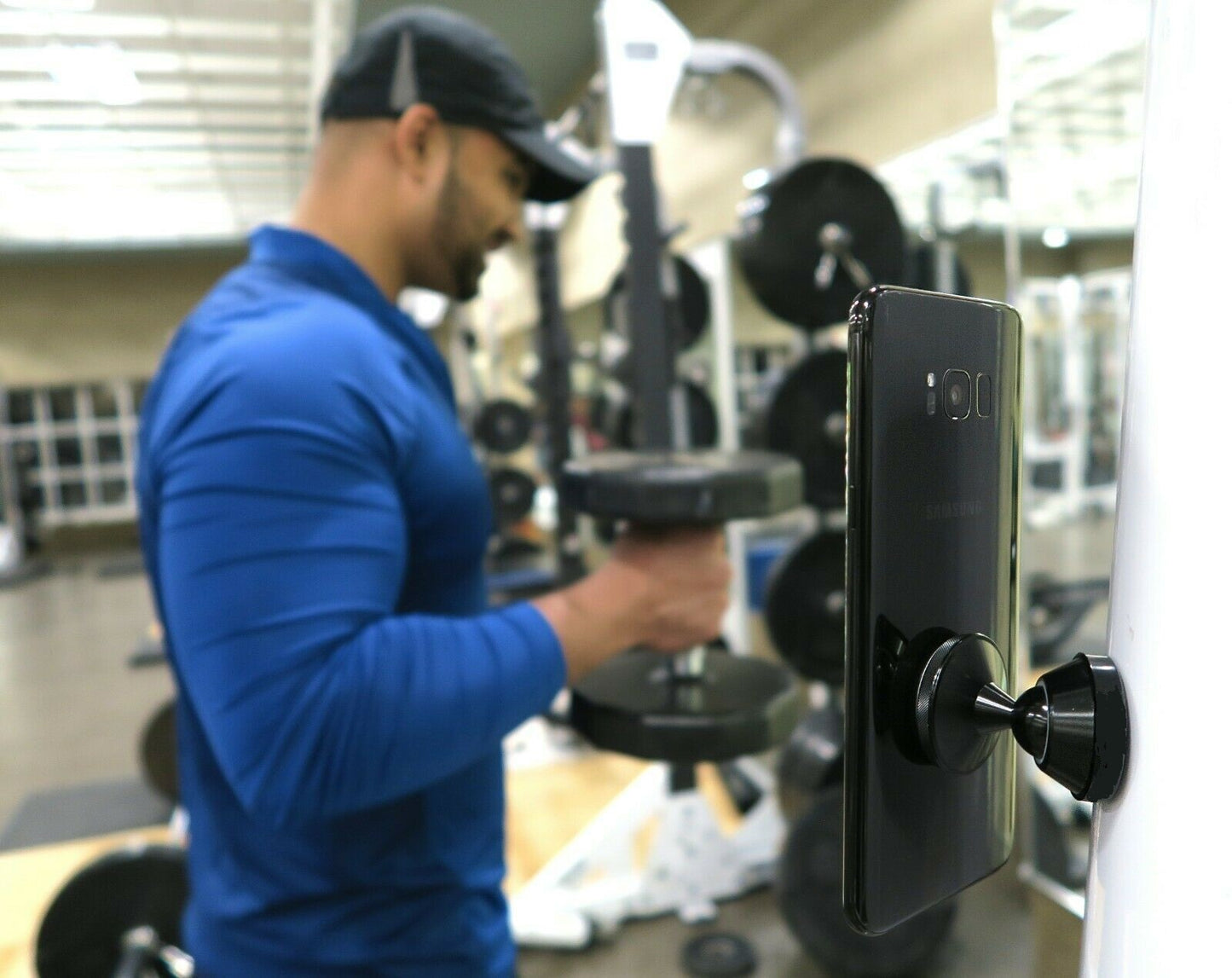 LYFTMAG | 360° Magnetic Phone Mount for Fitness & Gym Use