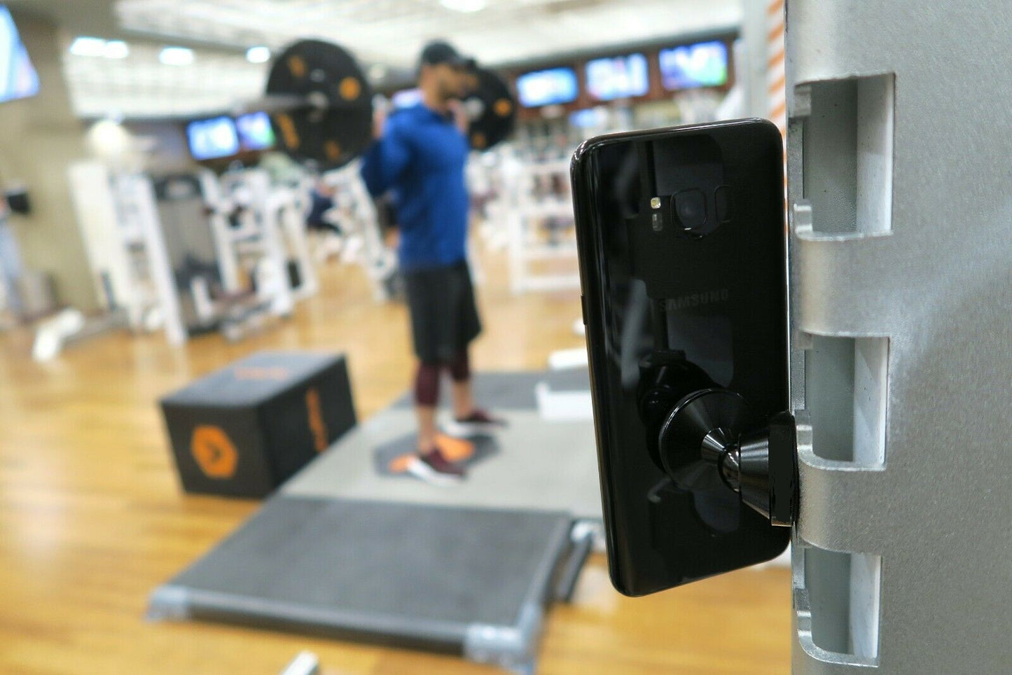 LYFTMAG | 360° Magnetic Phone Mount for Fitness & Gym Use